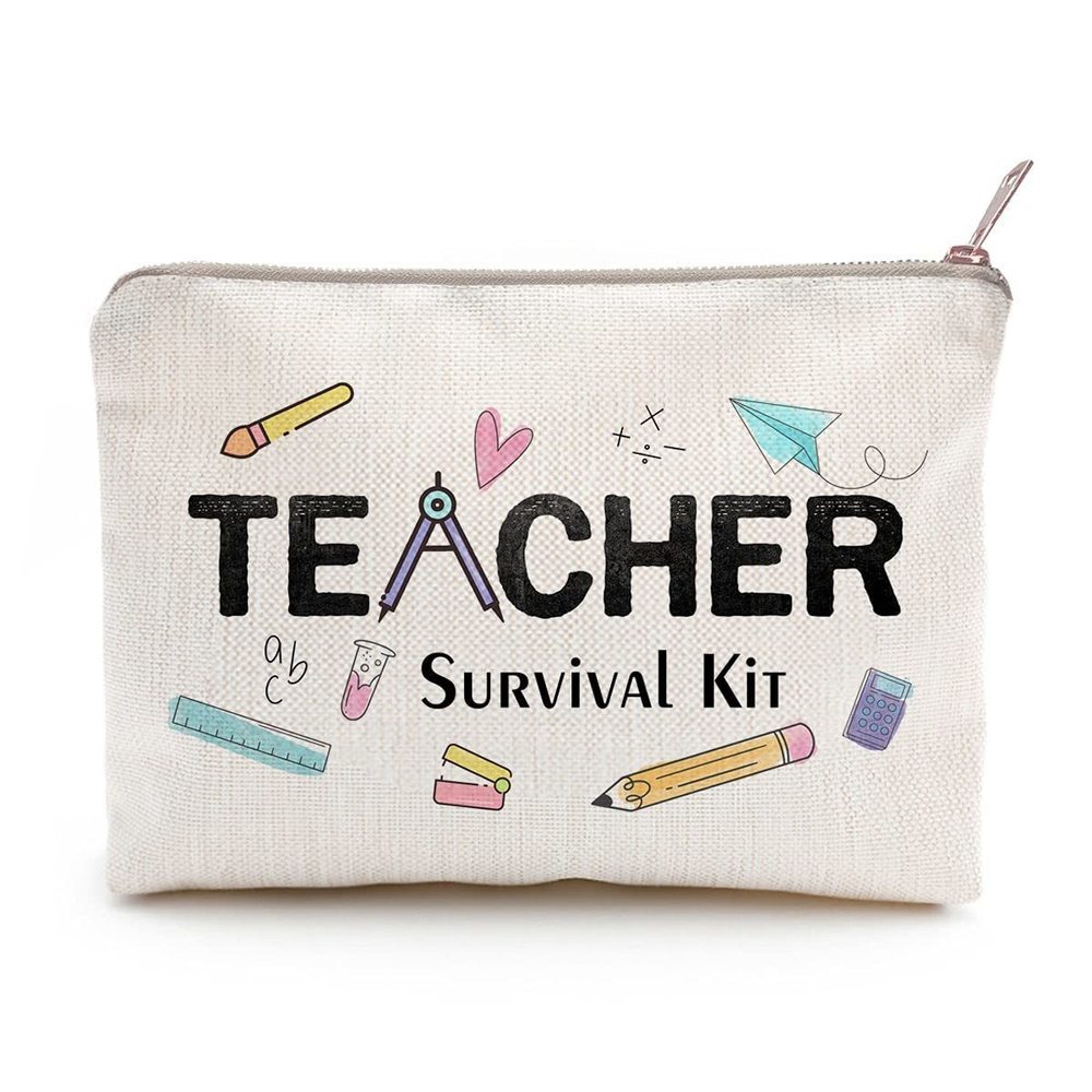 Teacher Survival Kit Best Teacher Gift Teacher Appreciation Gifts Makeup Bag😸